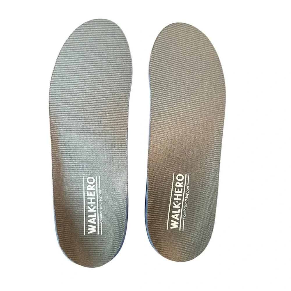 WALKHERO Comfort‎ Support Shoe Inserts Insoles Mens 6-8 1/2 Womens 8-10 1/2